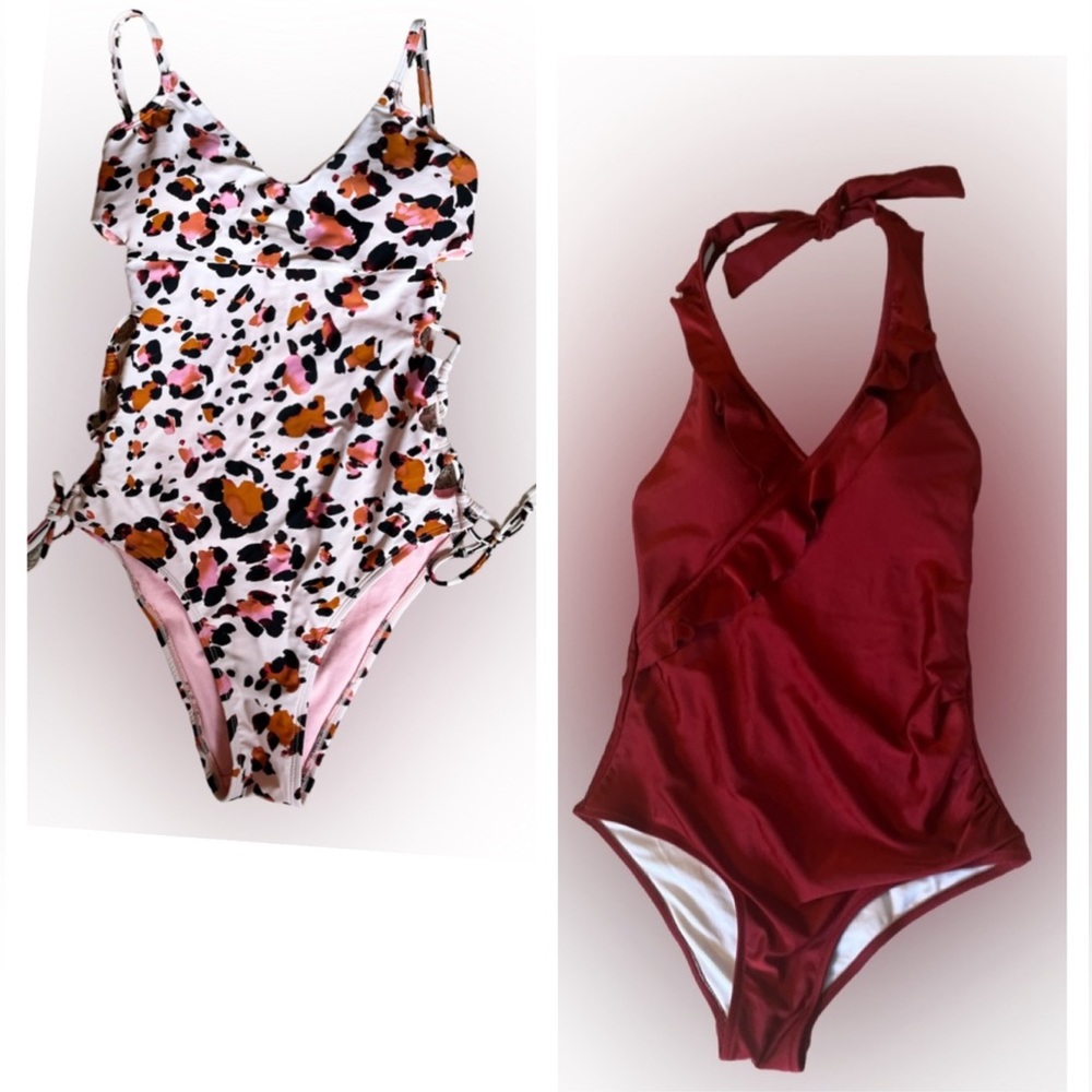 TWO Swimsuits for 1 price! 2 suit bundle both size Medium